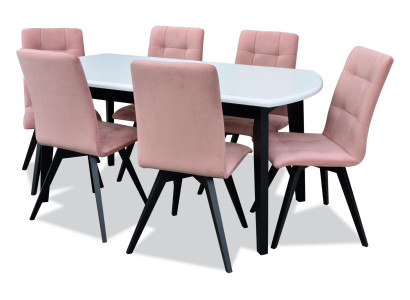 Esstisch 6 Stühle Stuhl Esszimmer Garnitur Klassischer Tische Tisch 7tlg. Neu