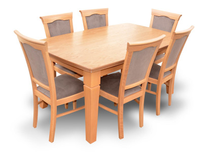 Komplett Set Esstisch 4 Stühle Esszimmer Set Ess Gruppe Holz Tisch Tische 5tlg
