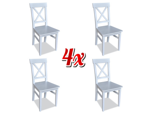 Garnitur Sessel Neu 4x Stühle Stuhl Polster Design Veranda Küchen Sitz Esszimmer
