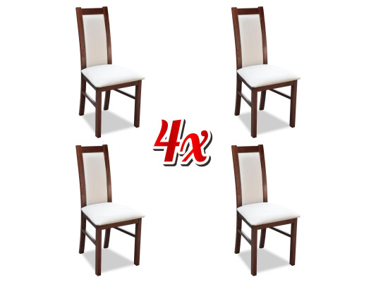 Esszimmer Garnitur Esszimmer Stühle K17 4x Stuhl Set Echtes Holz Polster Sitz