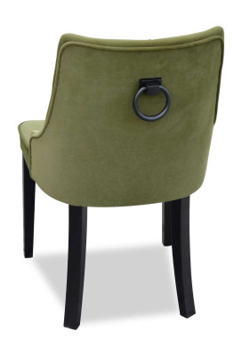 Lehnstuhl Polsterstuhl ohne Armlehne Luxus Sessel Stuhl Wohnzimmer Neu