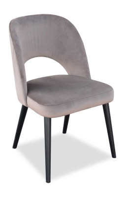 Luxus Design Polster Stuhl Esszimmerstuhl Sitz Lehn Esszimmer Holz Neu