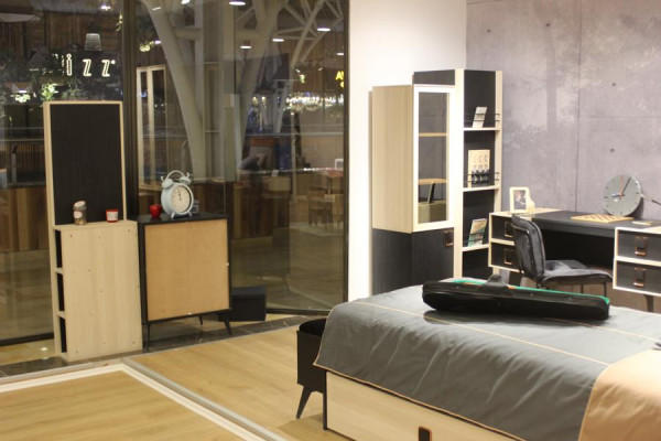 Modern Komplett Jugendzimmer Kinderzimmer Set Bett Kleiderschrank Bücherregal