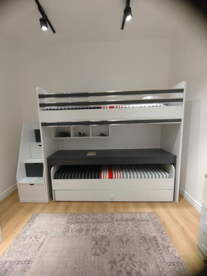 Etagenbett Jugendzimmer Kinderbett Holz Jugendzimmer Hochbetten Etagen Bett Neu