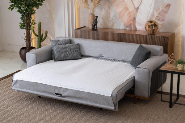 Big Sofa 242cm Couch Polster Möbel Sofas Stoffcouch Einrichtung Textil