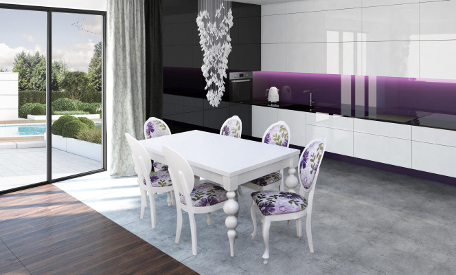 Esstisch 6x Stühle Essgruppe Esszimmer Set Klassischer Tisch 7tlg Set Stuhl neu