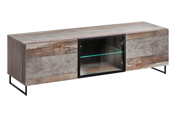 Luxus TV-Ständer Modern Design Einrichtung Wohnzimmer Holz Möbel Neu