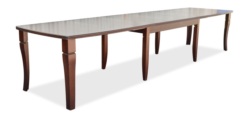 Küchen Designer Esstisch Tisch Wohnzimmer Holz Luxus Tische 100x160/400cm Möbel 