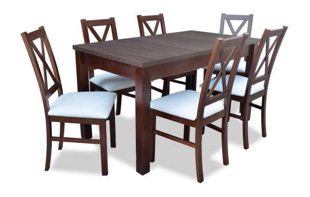 Komplette Esszimmer Garnitur Tisch 6x Lehnstuhl Stühle Luxus Essgruppe Set 7tlg