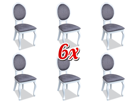 Esszimmer Stuhl Set Garnitur Lehn Stühle Komplett Gruppe Wohnzimmer 6x Stück Neu