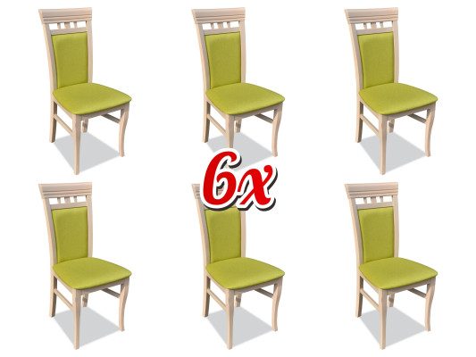 Esszimmer Polster Neu Set 6x Essgruppe Stuhl Textil Lehnstuhl Stühle Gastro Neu