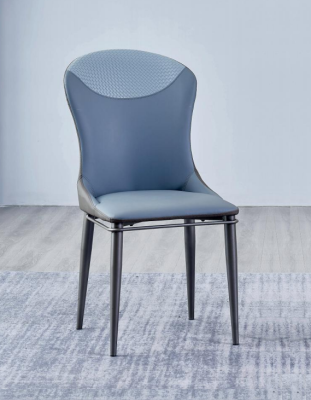 Blauer Esszimmerstuhl Ohne Arhmlehnen Holzstühle Designer Lederstühle