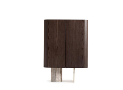Barschrank Schrank Holzschrank Holz Bar Braun Getränke Design Flaschen