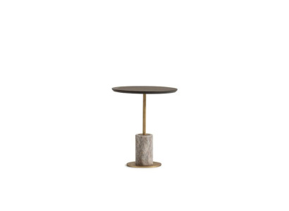 Beistelltisch Kaffeetisch Sofatisch Couchtisch Holz Braun Rund Tisch