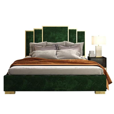 Bett 2x Nachttisch 3 tlg Schlafzimmerset Design Modern Luxus Nachttische