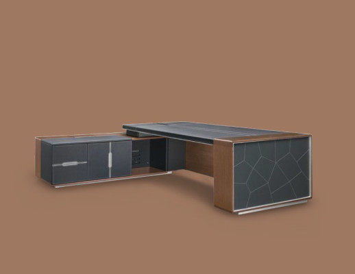 Eckschreibtisch Büro Chef Zimmer Möbel Design Schreibtische Deko Praxis