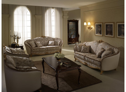 Luxus Klasse 3+2+1 Italienische Möbel Sofagarnitur Couch Sofa Neu