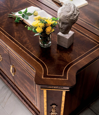 Buffet Kommode Kommoden Wohnzimmer Wandschrank + Spiegel