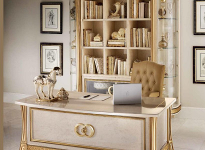 Bücherschrank Schrank Vitrine XXL Designer Möbel Luxus Barock Rokoko
