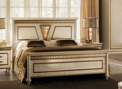 Bett Polster Design Luxus Doppel Hotel Betten Holz Schlaf Zimmer arredoclassic