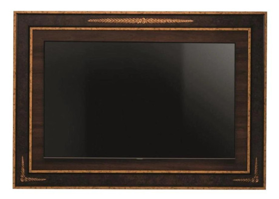 tv Wand Paneel Verkleidung Holz Barock Luxus rtv Wohnzimmerwand Fernseh Möbel