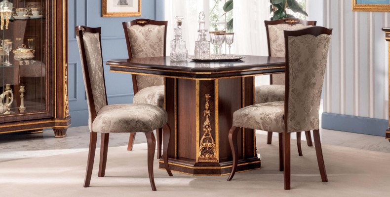 4 Stuhl Set Stühle Esszimmer Garnitur Möbel Lehn Jugendstil Design