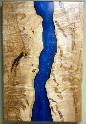 Tische Esstisch Design Tisch Moderne Meer Ozean Fluss Möbel 200x90 Epoxid Harz