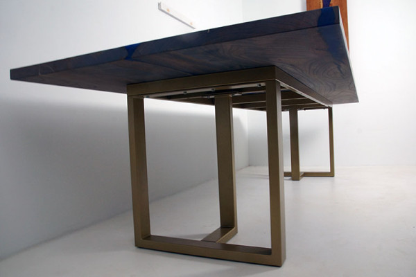 Epoxidharz Esstisch River Table Echtes Holz Massiv Deko Tische 220x100