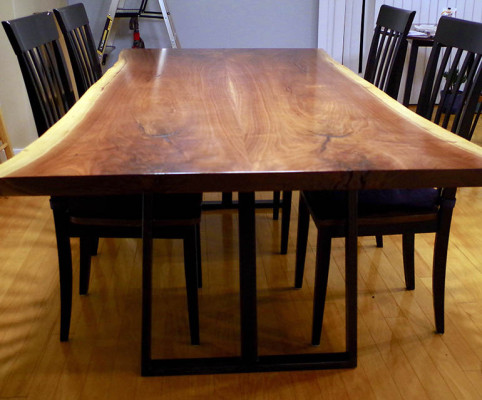 Epoxid harz esstisch echtes holz massive möbel wasserfall epoxy tisch 260x100cm