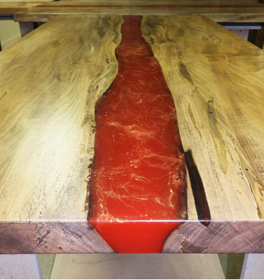 Epoxidharz Epoxy Fluss Maßanfertigung Tisch Echtes Holz Preis 1qm Tische Resin