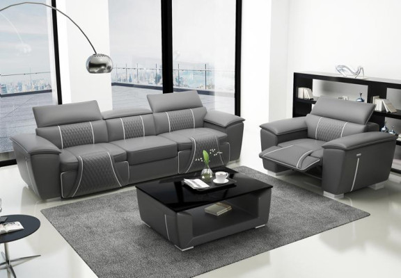 Multifunktions Couch Relax Sofagarnitur Polster Sofa 3+2+2 Sitzer Couchen Sitz