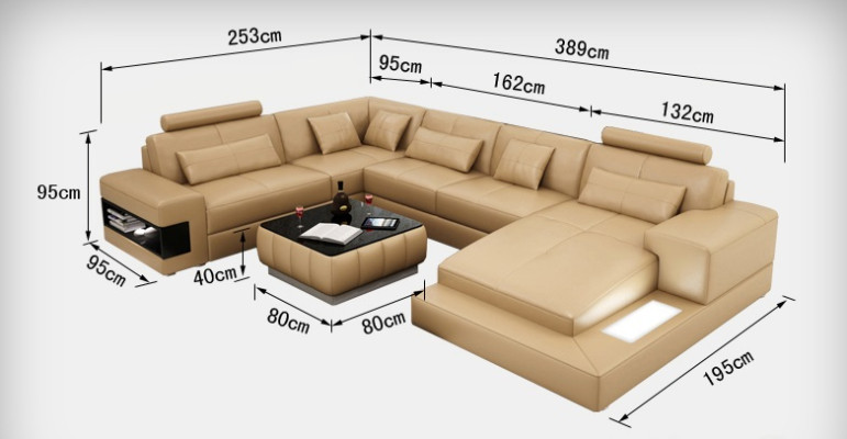 Ledersofa Couch Wohnlandschaft Modern Ecksofa Eck Dekor Garnitur Design