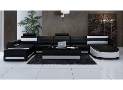 Ecksofa mit ergonomischer Rückenlehne und bequemen Armlehnen