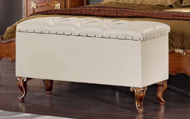 Schlafzimmer Komplettes Set Bett 2x Nachttisch Kommode Spiegel Sessel 6tlg Italy