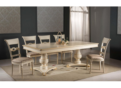 Komplett Set Esstisch 6 Stühle Esszimmer Set Ess Gruppe Holz Tisch Tische 7tlg