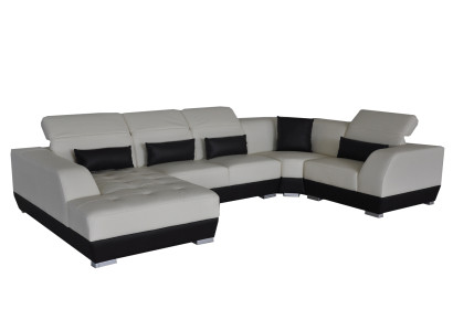 Luxus U Form Wohnlandschaft Couch Sofa Möbel Polster Sitz Garnitur Ecke Couchen