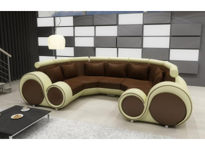 Ecksofa + USB Wohnlandschaft U Form Textil Big XXL Ecksofa Stoff Textil Sofa Neu