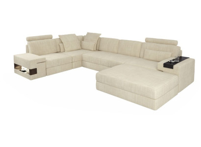 Textilsofa L-Form Sofa Möbel Wohnzimmer Ecke Design Modern Weich Stil 2tlg.Set