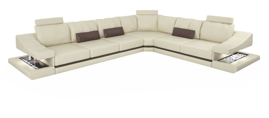Design Wohnlandschaft Ecksofa Textil Leder Neu Sofas L Form Sofa Couch Polster