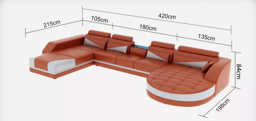 Eckgarnitur Sofa Polster Eckgruppe Wohnlandschaft Ledersofa Couchen sofas 2tlg.
