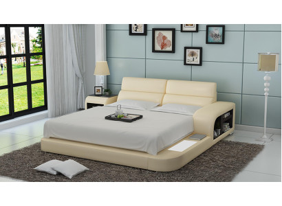 Wasserbett Hotel Doppel Bett Betten Komplett Lederbett Polsterbett Wasser LB8805