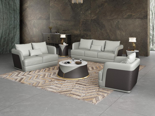 Polster Exklusive Designer Möbel 32 Sitzer Couch Garnitur 2tlg. Wohnlandschaft