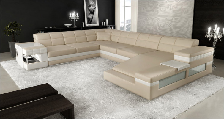 Designersofa Sofa Wohnlandschaft Ecksofa Wohnlandschaft Polster Couch Neu