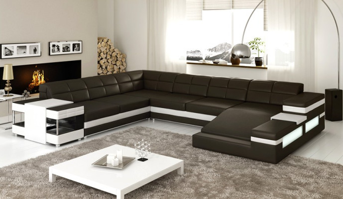Designersofa Sofa Wohnlandschaft Ecksofa Wohnlandschaft Polster Couch Neu
