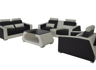 Polster Sofa Couchen Sofas Couch Garnitur Design Garnituren 3+2+1 Sessel