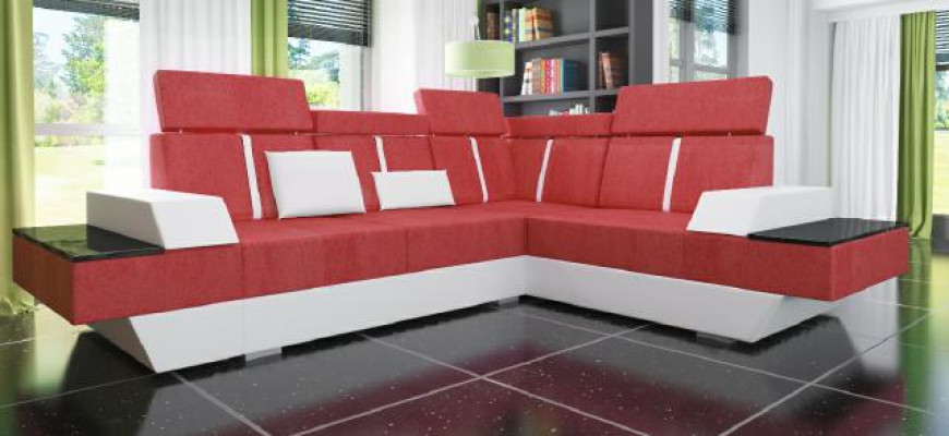 Design Ecksofa + USB Wohnlandschaft Sofa Ecksofa Stoff Leder Maßanfertigung Neu