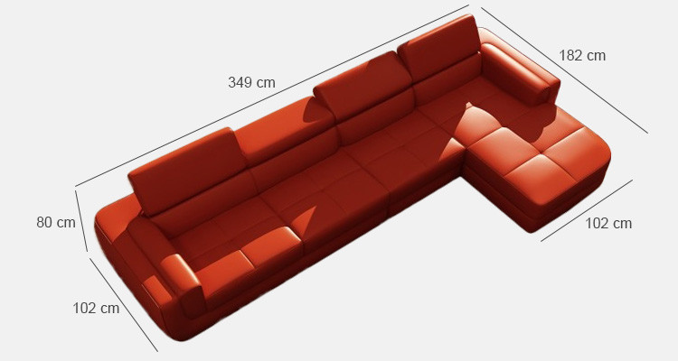 Modern Ecksofa mit USB Polster Leder Design Sofa Garnitur Wohnlandschaft Tettau