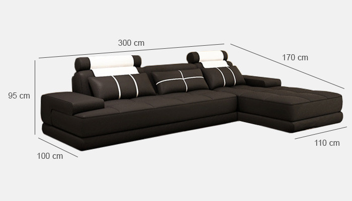Ledersofa Ecksofa Sofa mit USB Polster Ecke Designer Sofas Couchen Neu Paris S/O
