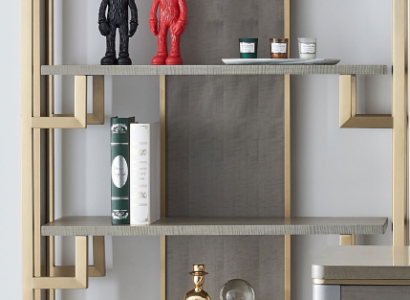 Bücherregal Edelstahl Regal Bücher Wand Schränke Büro Regale Luxus