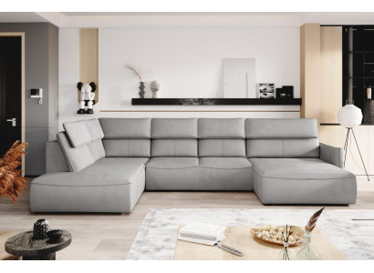 Luxus Design Eck Sofa Couch Polster Sitz Leder Garnitur Wohn Landschaft Möbel